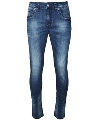 dunkelblaue enge Jeans von BLUE MONKEY
