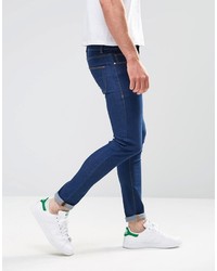 dunkelblaue enge Jeans von Asos