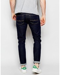 dunkelblaue enge Jeans von Asos