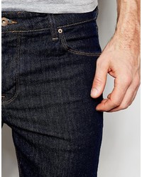 dunkelblaue enge Jeans von Asos