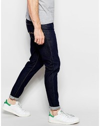 dunkelblaue enge Jeans von Asos