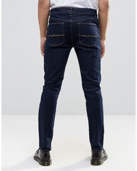 dunkelblaue enge Jeans von Asos