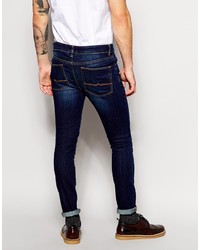 dunkelblaue enge Jeans von Asos