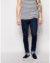 dunkelblaue enge Jeans von Brave Soul