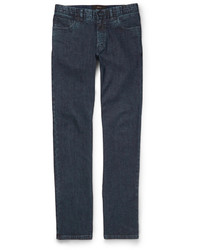 dunkelblaue enge Jeans von Brioni
