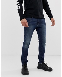 dunkelblaue enge Jeans von Calvin Klein