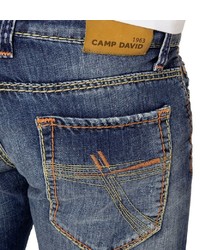 dunkelblaue enge Jeans von Camp David