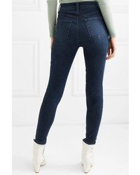 dunkelblaue enge Jeans von J Brand