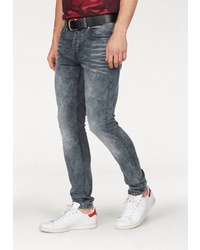 dunkelblaue enge Jeans von Chasin'