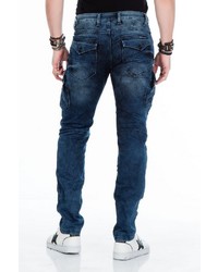 dunkelblaue enge Jeans von Cipo & Baxx