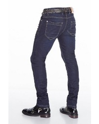 dunkelblaue enge Jeans von Cipo & Baxx