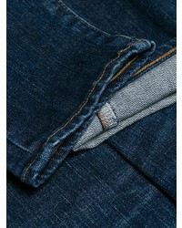 dunkelblaue enge Jeans von Saint Laurent