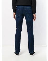 dunkelblaue enge Jeans von Jacob Cohen