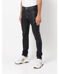 dunkelblaue enge Jeans von purple brand