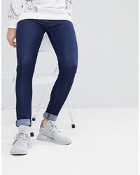 dunkelblaue enge Jeans von Criminal Damage
