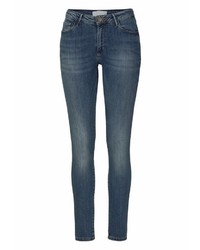 dunkelblaue enge Jeans von Cross Jeans