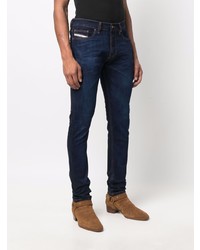 dunkelblaue enge Jeans von Diesel