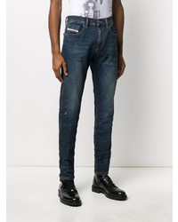 dunkelblaue enge Jeans von Diesel