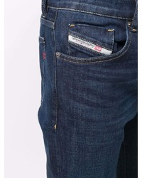dunkelblaue enge Jeans von Diesel