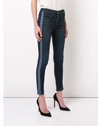 dunkelblaue enge Jeans von Veronica Beard