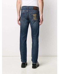 dunkelblaue enge Jeans von Dolce & Gabbana