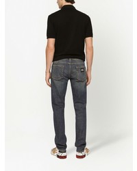 dunkelblaue enge Jeans von Dolce & Gabbana