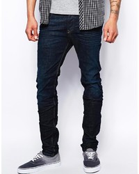 dunkelblaue enge Jeans von Diesel