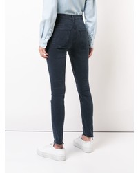 dunkelblaue enge Jeans von Mother