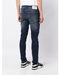 dunkelblaue enge Jeans von True Religion