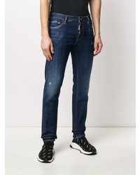 dunkelblaue enge Jeans von DSQUARED2