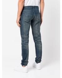 dunkelblaue enge Jeans von John Elliott