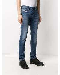 dunkelblaue enge Jeans von Diesel