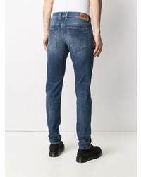 dunkelblaue enge Jeans von Diesel