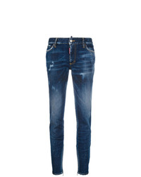 dunkelblaue enge Jeans von Dsquared2