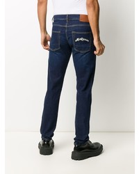 dunkelblaue enge Jeans von Alexander McQueen