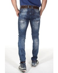 dunkelblaue enge Jeans von EX-PENT