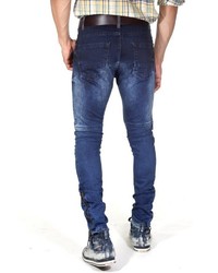 dunkelblaue enge Jeans von EX-PENT