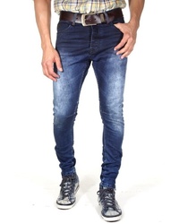 dunkelblaue enge Jeans von EX-PENT