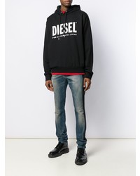 dunkelblaue enge Jeans von Diesel