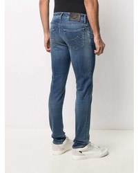 dunkelblaue enge Jeans von Jacob Cohen