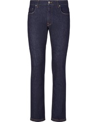 dunkelblaue enge Jeans von Fendi