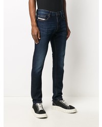 dunkelblaue enge Jeans von Diesel