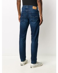 dunkelblaue enge Jeans von Diesel