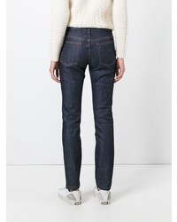 dunkelblaue enge Jeans von A.P.C.