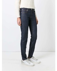 dunkelblaue enge Jeans von A.P.C.