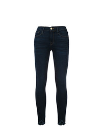 dunkelblaue enge Jeans von Frame Denim