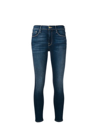 dunkelblaue enge Jeans von Frame Denim