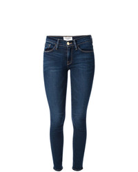 dunkelblaue enge Jeans von Frame Denim