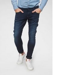 dunkelblaue enge Jeans von G Star