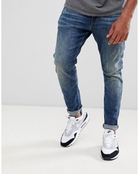 dunkelblaue enge Jeans von G Star